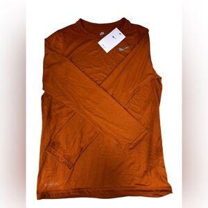 Nike Boys Orange Long Sleeve Shirt